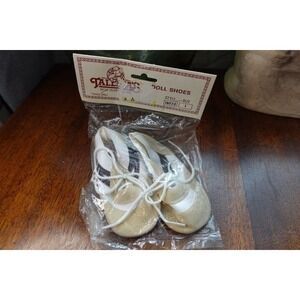 Tallinas Doll Shoes Ballet Slippers Lace‎ Up Size 1 New in Package